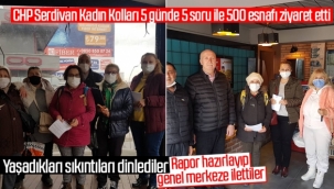 CHP SERDİVAN KADIN KOLLARI BAŞKANI SENEM YILDIRIM ''ESNAF İNİM İNİM İNLİYOR''