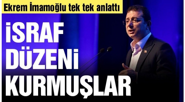 Ekrem İmamoğlu: Vatandaş çılgın proje değil çözüm istiyor!