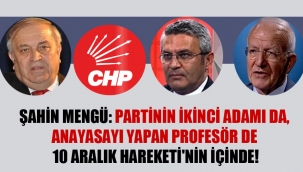 Şahin Mengü: Partinin ikinci adamı da, anayasayı yapan profesör de 10 Aralık Hareketi'nin içinde!