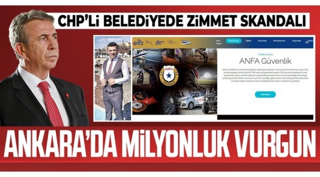 CHPli Ankara Büyükşehir Belediyesinde zimmet skandalı! 1 milyon TLlik vurgun