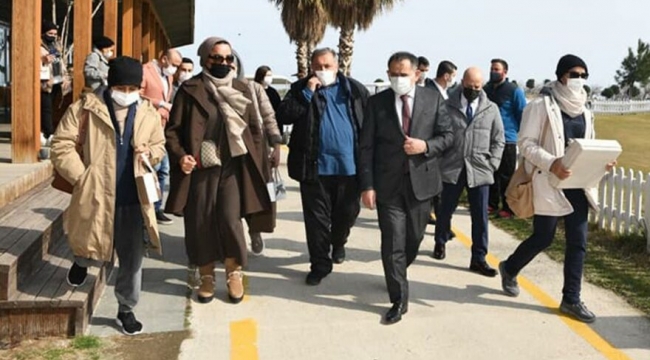 Samsun'da elde kalan golf sahası Katar Emiri'nin teyzesine sunuldu