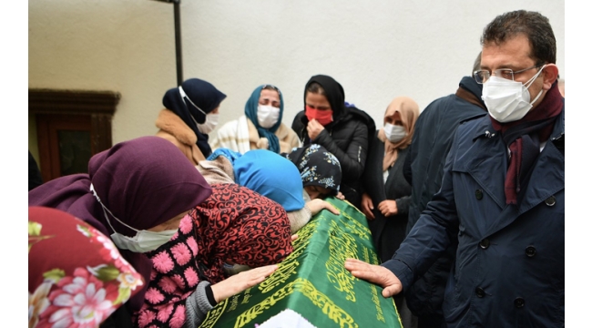 Dilek İmamoğlunun annesi son yolculuğuna uğurlandı