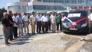 DOĞAN ÇELİK BELEDİYEYE CENAZE ARABASI BAĞIŞLADI !