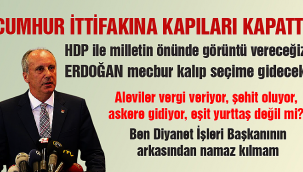 MEMLEKET PARTİSİ GENEL BAŞKANI MUHARREM İNCEDEN ÖNEMLİ AÇIKLAMALAR...