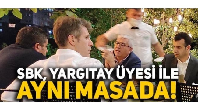 Sezgin Baran Korkmazın, Yargıtay üyesi Tekman Savaş Nemli ile fotoğrafı çıktı