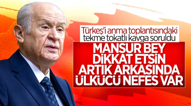 Bahçelinin Mansur Bey dikkat etsin çıkışına CHPden jet yanıt
