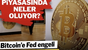 Bitcoin'de toparlanmaya Fed engeli