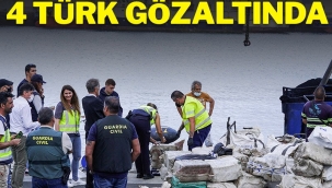 1 Milyar Dolarlık 3 ton kokain yüklü Türk teknesine İspanyada el konuldu: 4 Türk vatandaşı gözaltında