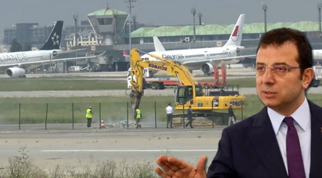 Ekrem İmamoğlu sosyal medyadan Atatürk Havalimanı tepkisi: Metro yatırımını, Marmaray'ı boşa çıkardınız