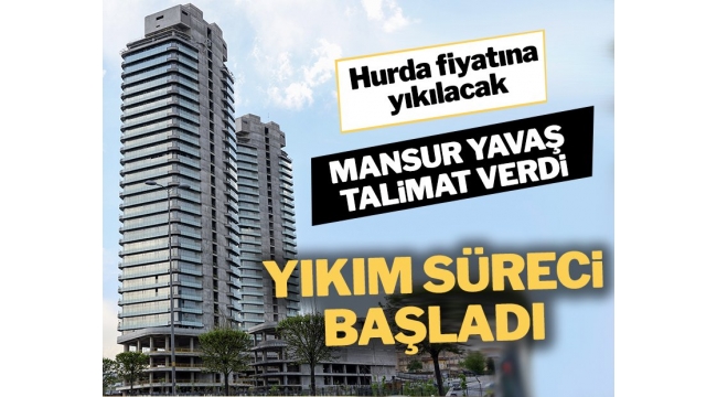 TOGO kuleleri hurda karşılığı yıkılıyor