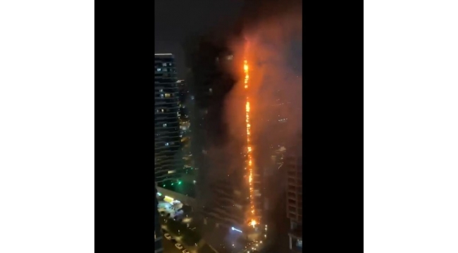 İstanbul Fikirtepede bir rezidansta yangın çıktı !Yangın Boyası Kullanılmamış.! 