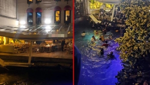 Bebek'te iskelesi çöken Danış restorandı Beşiktaş Belediyesi mühürlemiş! Mühür bozularak aykırı işlem yapılmış!