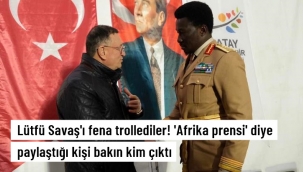 Lütfü Savaş'ı fena trollediler! 'Afrika prensi' diye paylaştığı kişi sosyal medya fenomeni çıktı