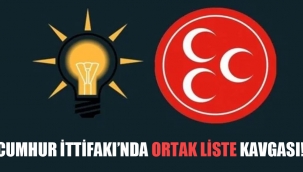 Cumhur İttifakı'nda ortak liste kavgası!