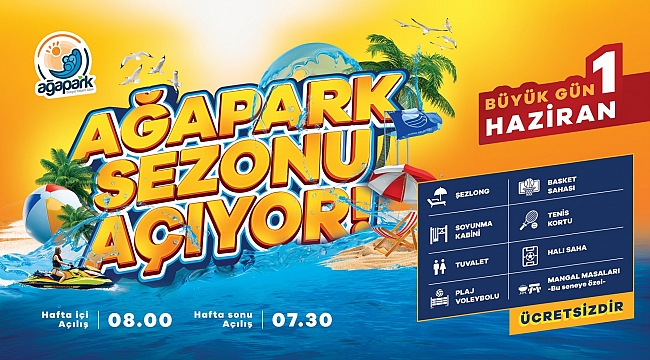 Mavi Bayraklı Ağarpark'ta Sezon 1 Haziran'da Açılıyor
