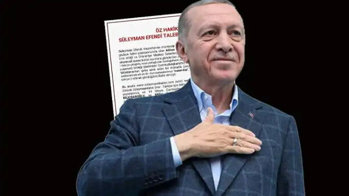 Süleymancılar bölündü... Öz Hakiki Süleymancılardan açıklama: Erdoğan'ı destekliyoruz
