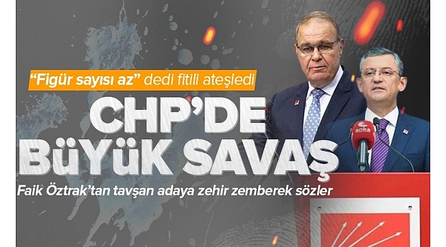 CHP'de iç savaş büyüyor! Kılıçdaroğlu'nun rakibi Özgür Özel ile CHP Sözcüsü Faik Öztrak arasında kriz.