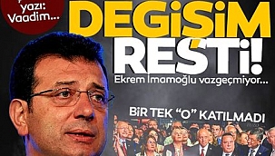 Ekrem İmamoğlu'ndan bir kez daha değişim resti: CHP'nin kutlamalarına katılmadı!