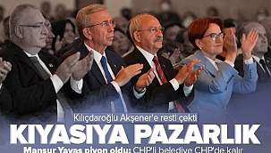 Kılıçdaroğlu Akşener'e resti çekti: Kıyasıya pazarlık! Mansur Yavaş piyon oldu.