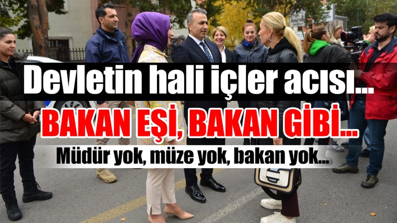 Kültür ve Turizm Bakanı Ersoy'un eşi Pervin Ersoy'a ve eşinin derneğine resmi karşılama