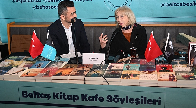 GAZETECİ VE YAZAR AYŞE KULİN, BEŞİKTAŞ BELTAŞ KİTAP KAFE'DE OKURLARIYLA BULUŞTU