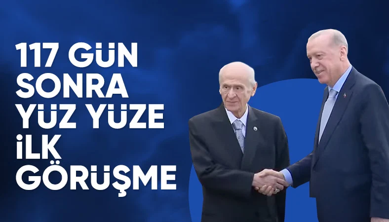 Cumhurbaşkanı Erdoğan, Devlet Bahçeli ile bir araya geldi