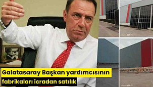Galatasaray Başkan yardımcısının fabrikaları icradan satılık