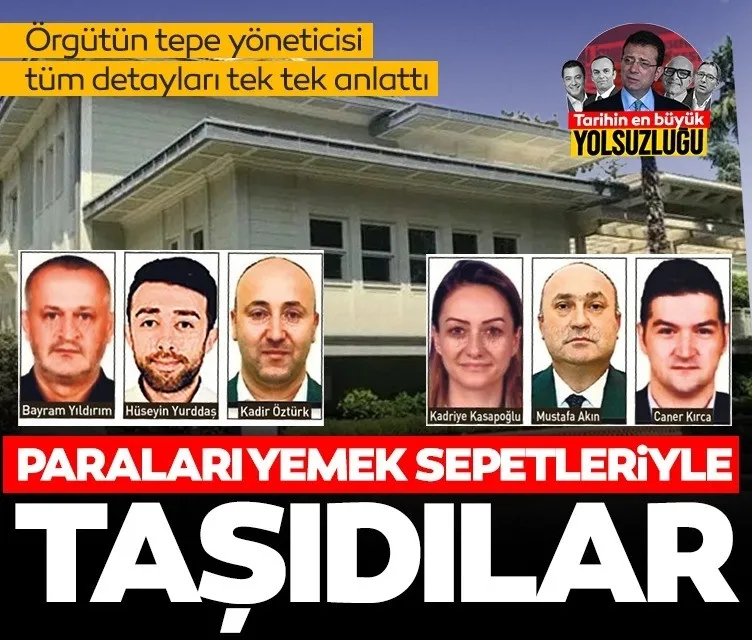 İmamoğlu suç örgütü iddianamesinde şok detaylar! Paraları yemek sepetleriyle taşıdılar