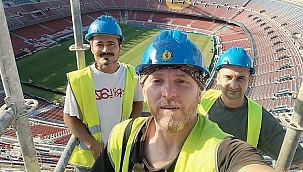 LİMAK BARCELONA CAMP NOU STADINDA 450 KAÇAK İŞÇİ ÇALIŞTIRDI!